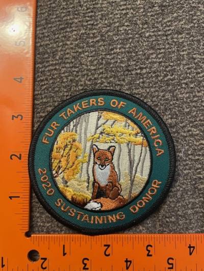 Fur Takers of America Sustaining Donor 2020 Patch
